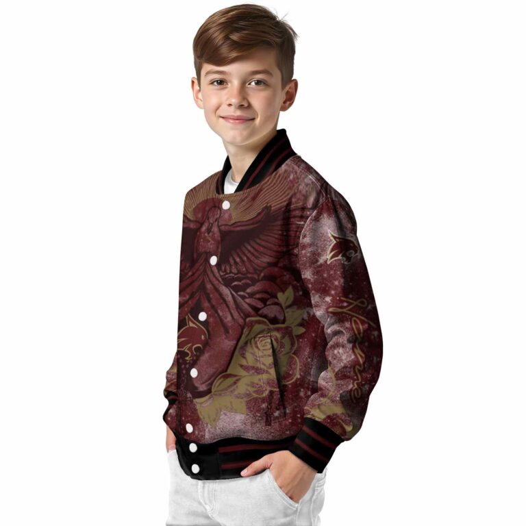personalized texas state bobcats praying hands maroon jacket trendy