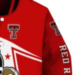 personalized texas tech red raiders mickey football red white jacket best selling