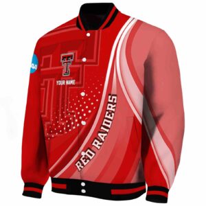 personalized texas tech red raiders wave patterns red jacket best selling