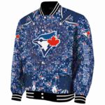 personalized toronto blue jays heart explosion blue jacket best selling