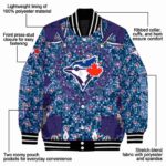 personalized toronto blue jays heart explosion blue jacket best selling