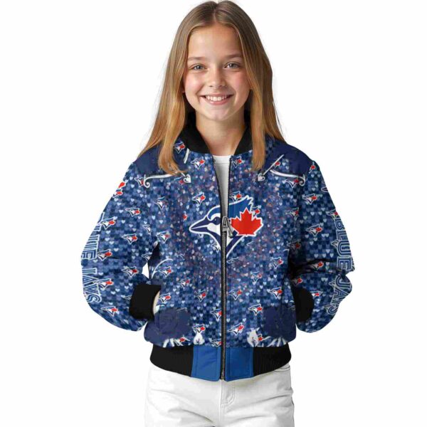 personalized toronto blue jays heart explosion blue jacket top rated