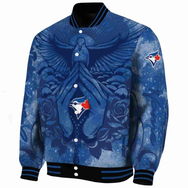 personalized toronto blue jays praying hands blue jacket best selling