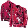 personalized toronto raptors fishing passion red white jacket fashion forward