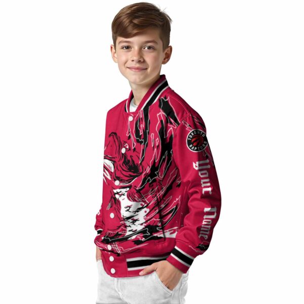 personalized toronto raptors fishing passion red white jacket trendy