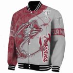 personalized troy trojans fishing rod grey jacket best selling