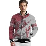 personalized troy trojans fishing rod grey jacket best selling