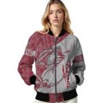 personalized troy trojans fishing rod grey jacket best selling