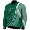 personalized tulane green wave patterns green jacket best selling