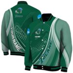 personalized tulane green wave patterns green jacket best selling
