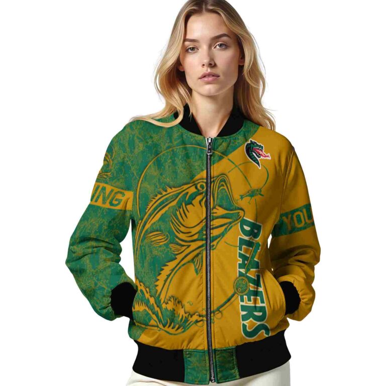 personalized uab blazers fishing rod gold jacket latest model