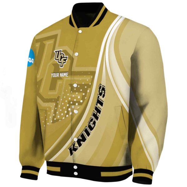 personalized ucf knights wave patterns gold jacket best selling