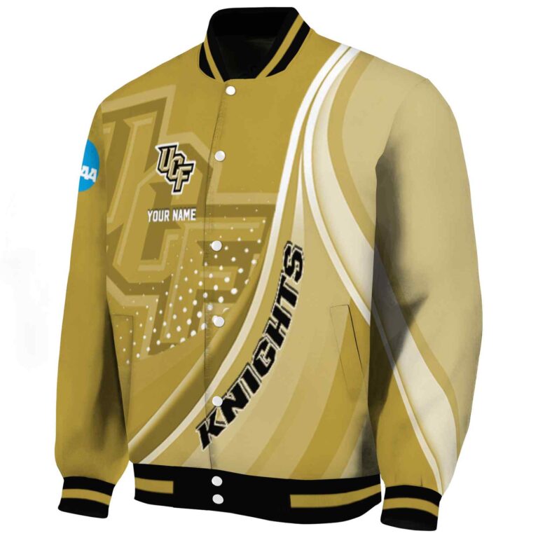 personalized ucf knights wave patterns gold jacket best selling