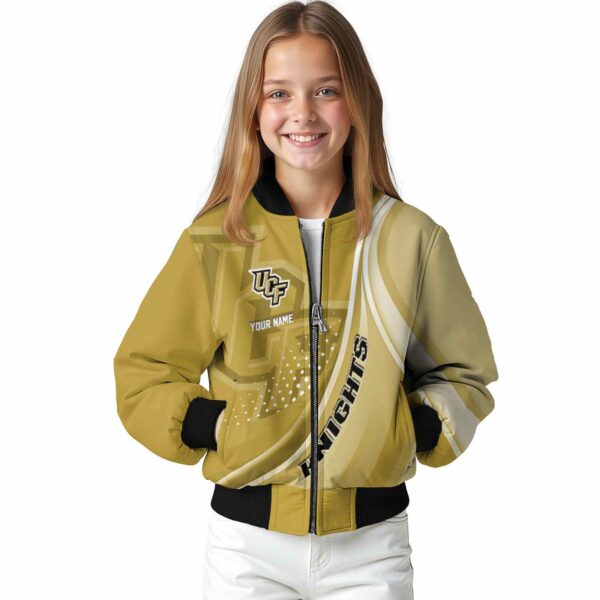 personalized ucf knights wave patterns gold jacket top rated