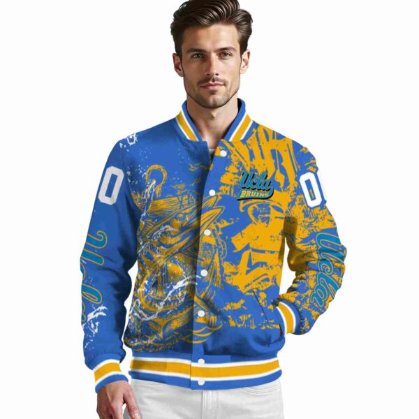 personalized ucla bruins fishing art blue jacket high quality