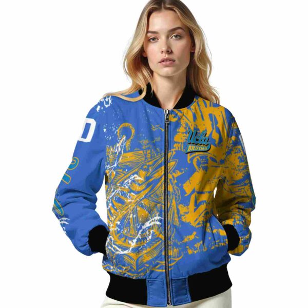 personalized ucla bruins fishing art blue jacket latest model