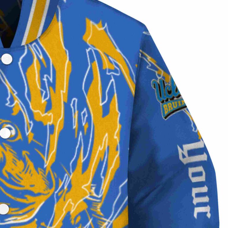 personalized ucla bruins fishing passion blue white jacket premium grade