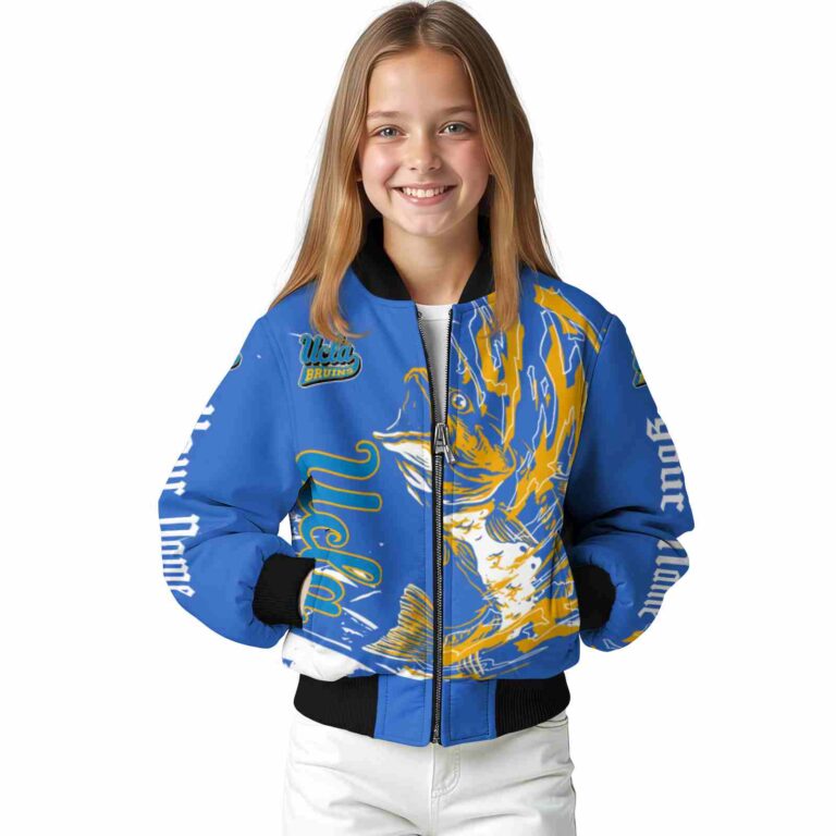 personalized ucla bruins fishing passion blue white jacket top rated