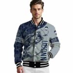 personalized uconn huskies fishing rod grey jacket best selling