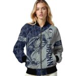 personalized uconn huskies fishing rod grey jacket best selling