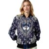 personalized uconn huskies heart explosion blue jacket latest model