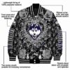 personalized uconn huskies heart explosion blue jacket new arrival