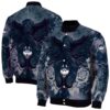 personalized uconn huskies praying hands blue jacket fashion forward