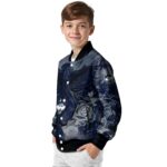 personalized uconn huskies praying hands blue jacket best selling