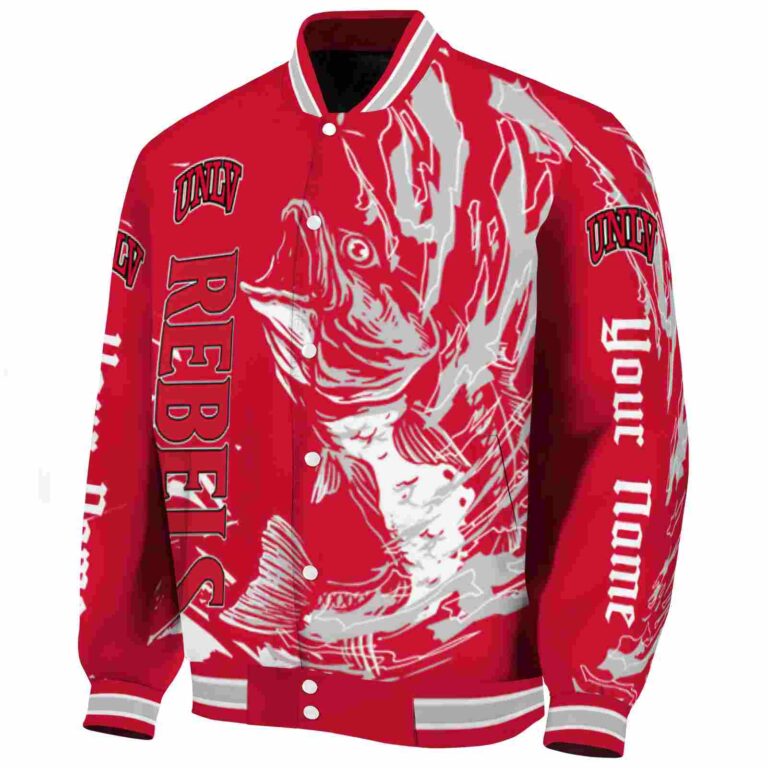 personalized unlv rebels fishing passion red white jacket best selling