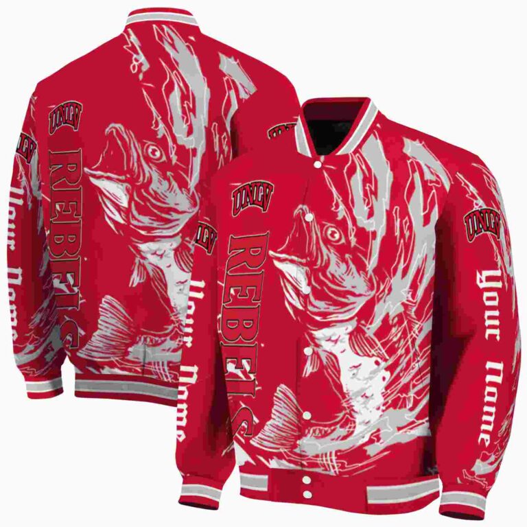 personalized unlv rebels fishing passion red white jacket fashion forward