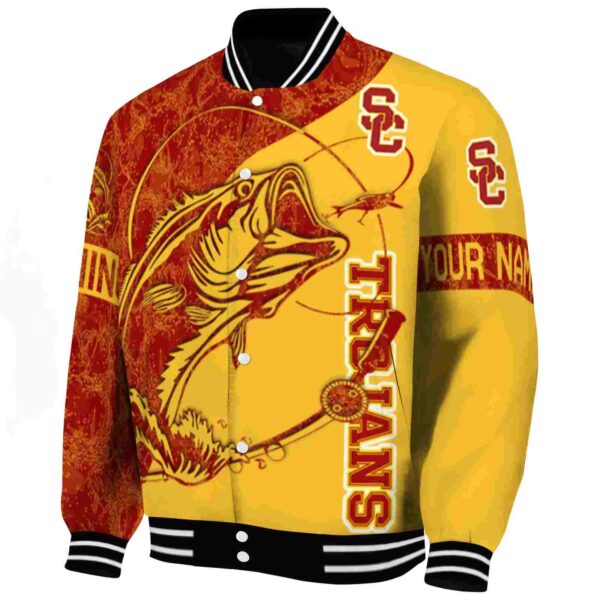 personalized usc trojans fishing rod yellow jacket best selling