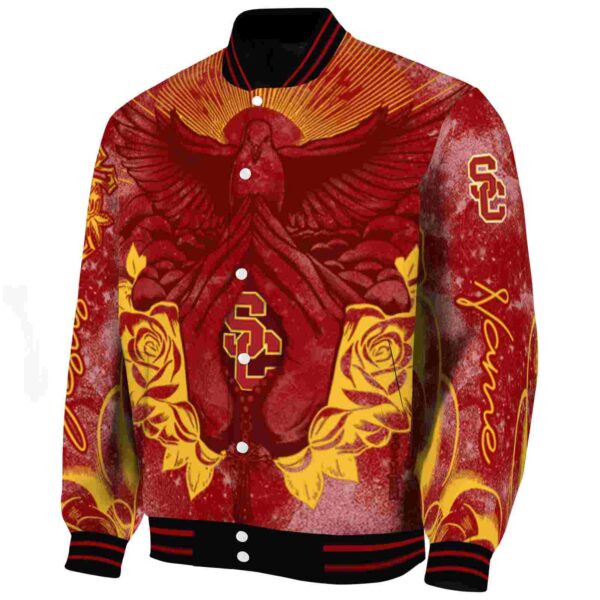 personalized usc trojans praying hands red jacket best selling