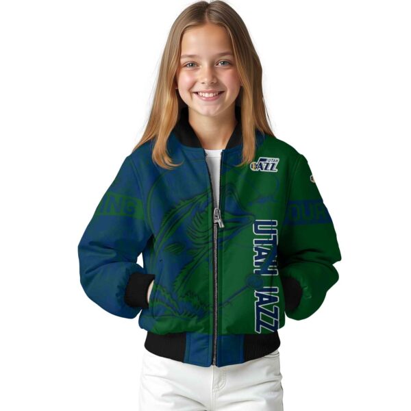 personalized utah jazz fishing rod green jacket top rated