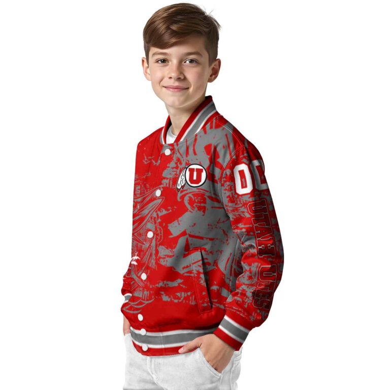 personalized utah utes fishing art red jacket trendy