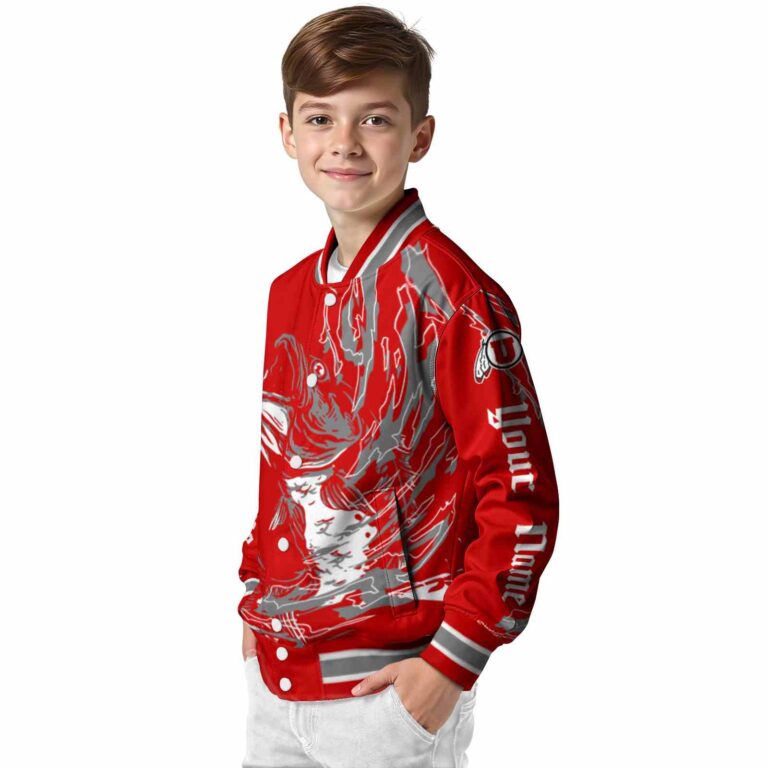 personalized utah utes fishing passion red white jacket trendy