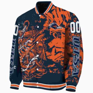 personalized utsa roadrunners fishing art orange jacket best selling
