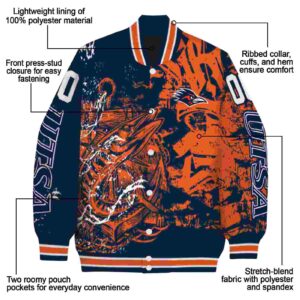 personalized utsa roadrunners fishing art orange jacket new arrival