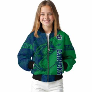 personalized vancouver canucks fishing rod green jacket top rated