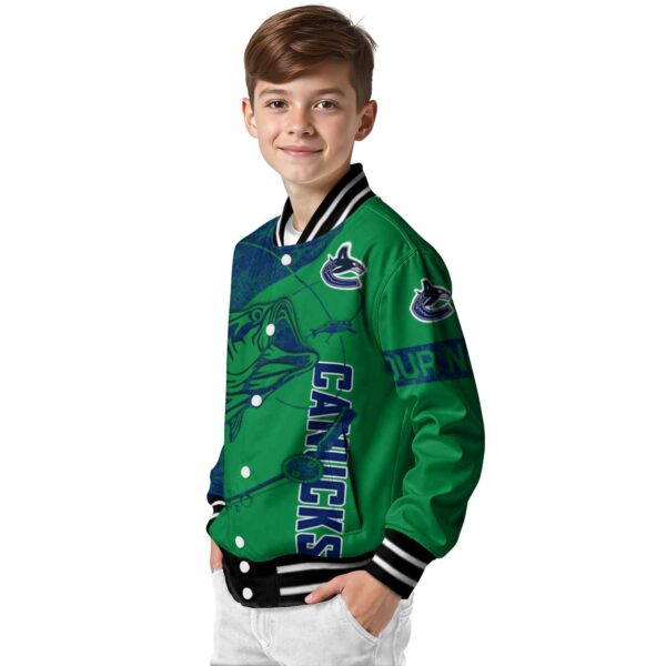 personalized vancouver canucks fishing rod green jacket trendy