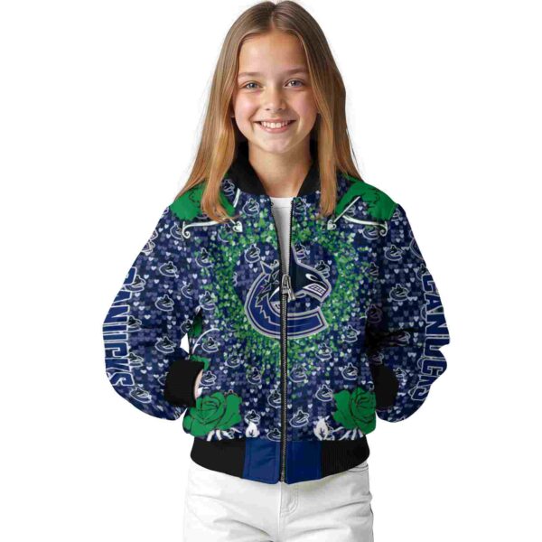 personalized vancouver canucks heart explosion blue jacket top rated