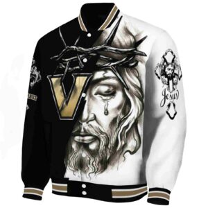 personalized vanderbilt commodores jesus tears black white jacket best selling