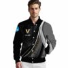 personalized vanderbilt commodores wave patterns black jacket high quality