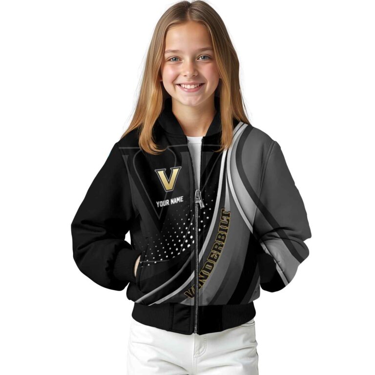 personalized vanderbilt commodores wave patterns black jacket top rated