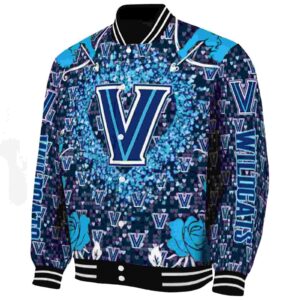 personalized villanova wildcats heart explosion navy jacket best selling