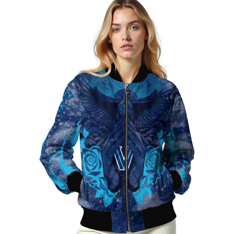 personalized villanova wildcats praying hands navy jacket latest model