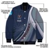 personalized virginia cavaliers wave patterns blue jacket new arrival