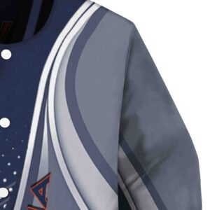 personalized virginia cavaliers wave patterns blue jacket premium grade
