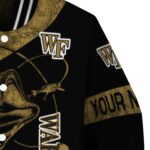 personalized wake forest demon deacons fishing rod black jacket best selling