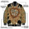 personalized wake forest demon deacons heart explosion gold jacket new arrival