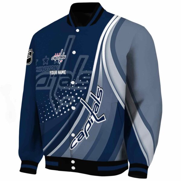 personalized washington capitals wave patterns blue jacket best selling